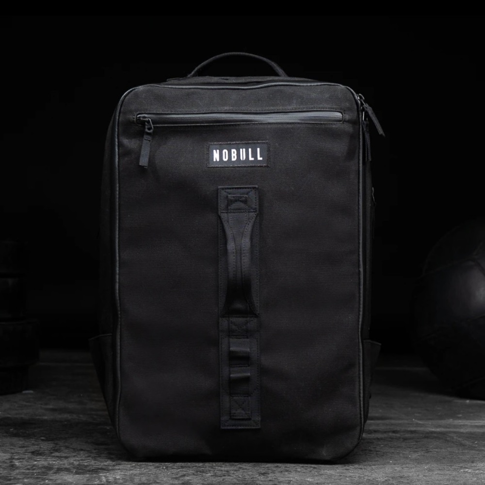 NoBull project waxed canvas backpack black